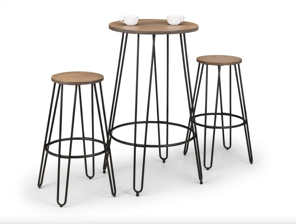 Dalston Round Bar Stool Mattress Mick