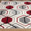 Thumbnail: Elise Rug Cream-Red