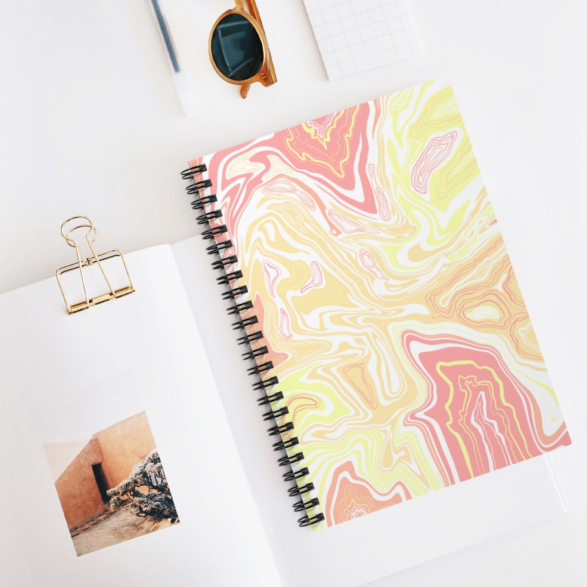 Pink Lemonade: Geode-Inspired Notebook