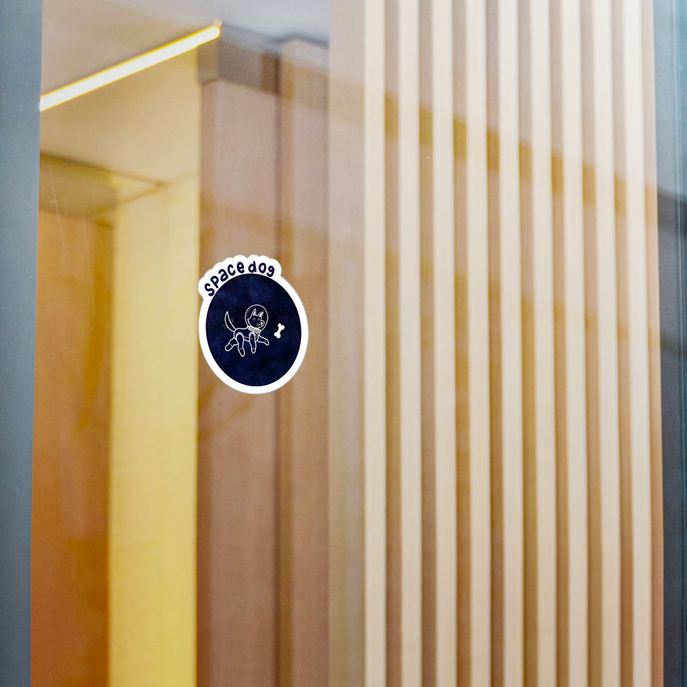 Thumbnail: Space Dog - Vinyl Sticker Decal