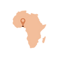 Togo, Africa icon