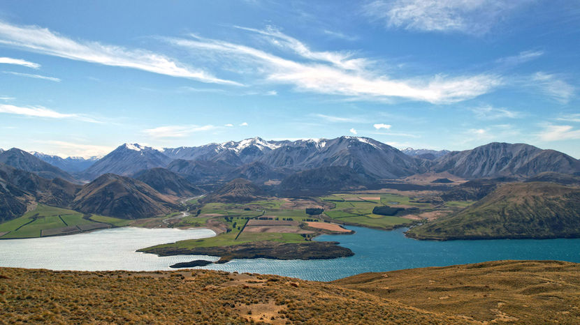 Ashburton Lakes Mount Taylor Landscape Photography Print Art