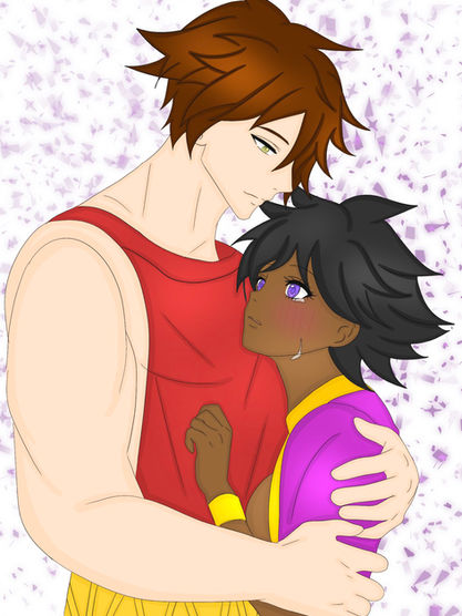 Atreus and Bia commission by MiracleRibbon