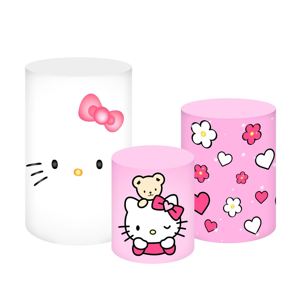 Thumbnail: Hello Kitty Round Backdrop and Cylinder Covers