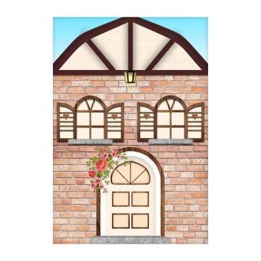 Little Red Riding Hood Rectangular / Side Backdrop  (2.20cm x 1.50cm)