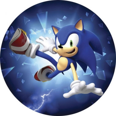 Sonic Round Backdrop