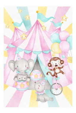 Circus Rectangular / Side Backdrop  (2.20cm x 1.50cm)