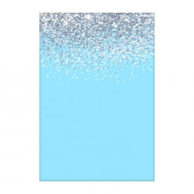 Bright Glitter Blue Rectangular / Side Backdrop  (2.20cmx1.50cm) (1 pie
