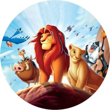 The Lion King Round Backdrop