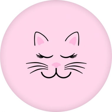 Cat Round Backdrop