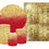 Thumbnail: Glitter Gold Red Round + One Side Backdrop + Cylinders Kit