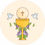 Thumbnail: First Eucharist Round  Backdrop