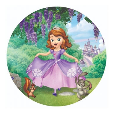 Sophia Princess Round Backdrop