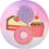 Thumbnail: Cupcake Candy Round  Backdrop