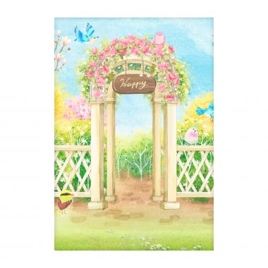 Enchanted Garden Rectangular / Side Backdrop  (2.20cm x 1.50cm)