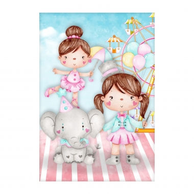 Circus Rectangular / Side Backdrop  (2.20cm x 1.50cm)