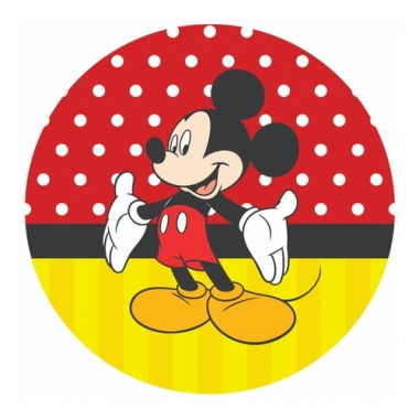 Mickey Round Backdrop