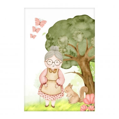 Little Red Riding Hood Rectangular / Side Backdrop  (2.20cm x 1.50cm)