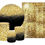 Thumbnail: Glitter Gold Black Round + One Side Backdrop + Cylinders Kit