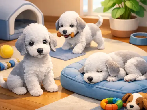Bedlington Terrier Puppies: What to Expect