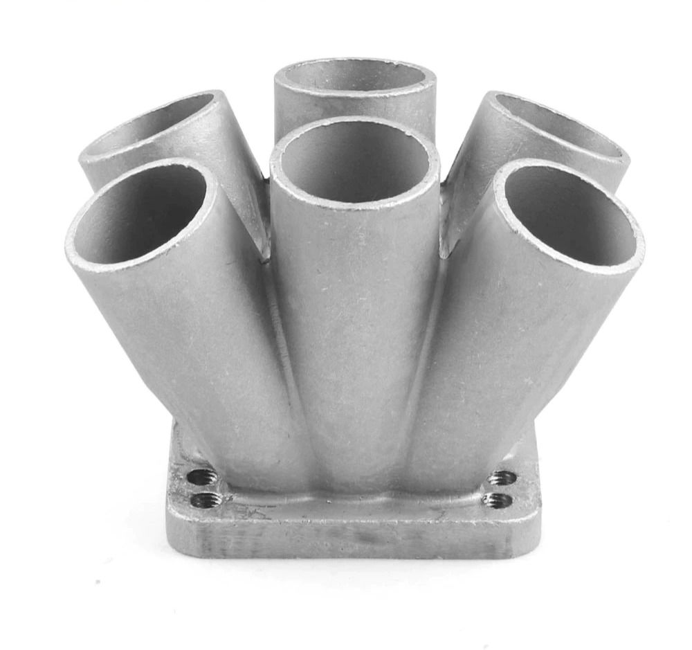 Cast Stainless Steel 6-1 Turbo header manifold Merge Collector With T3 /T4 Flang