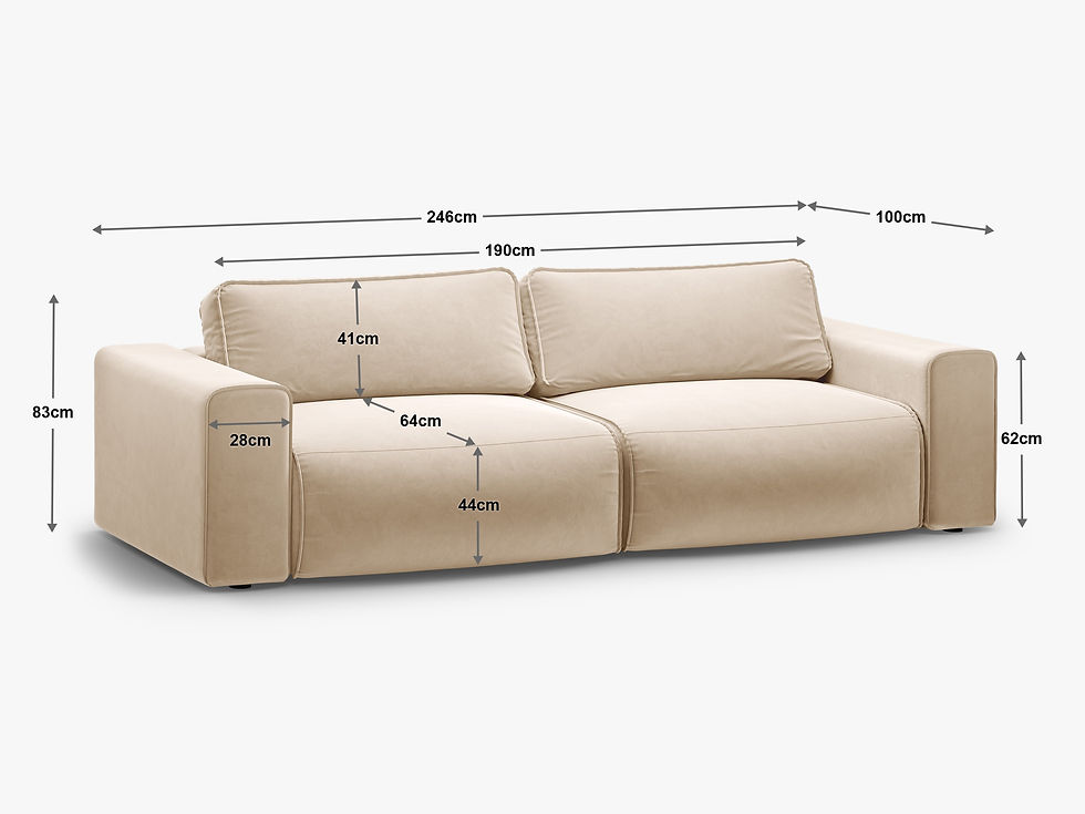 Thumbnail: VIKA | 3-vietė miegamoji SOFA