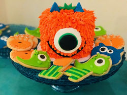 Monster cake and sugar cookies