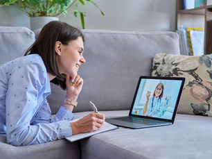 Busy professional using online GP consultation for quick healthcare access