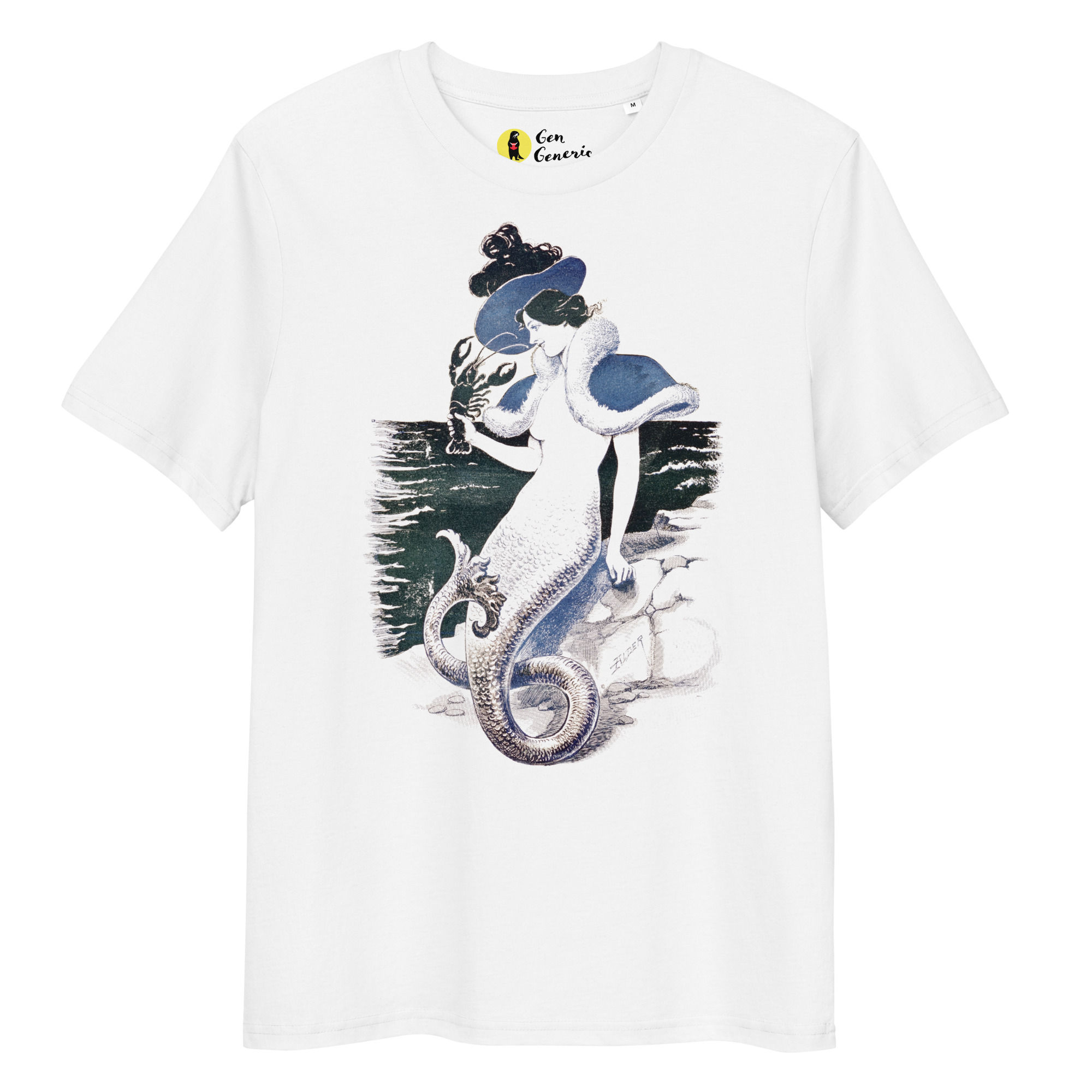 Gen Generic "Mermaid Brunch" Unisex organic cotton t-shirt