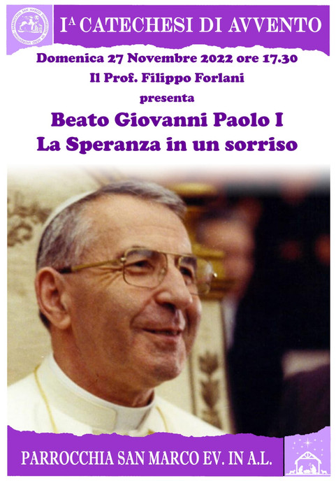 Catechesi di Avvento 1