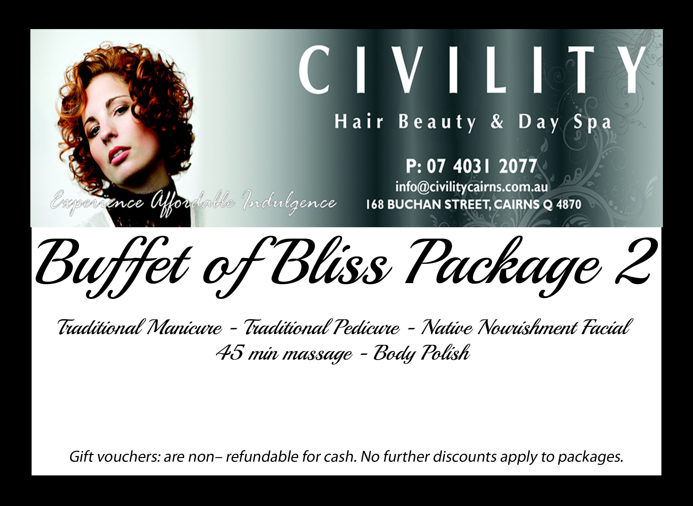 Buffet of Bliss Package Gift Certificate 2