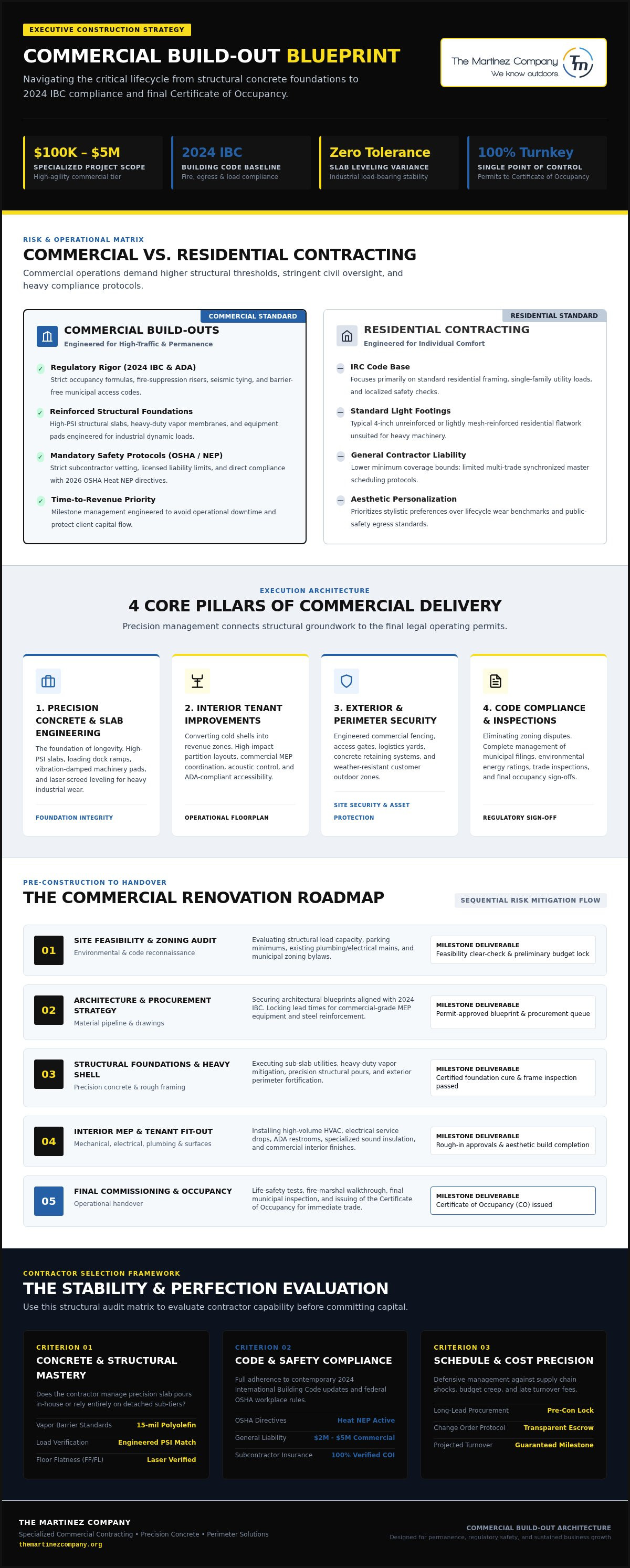 Small business commercial contractor