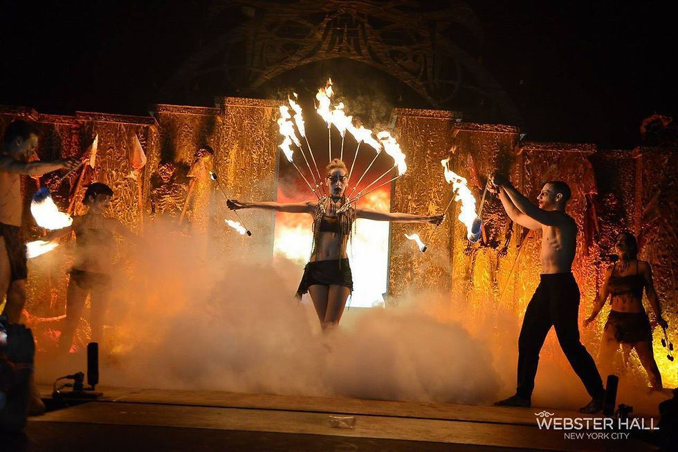 Fire Performers in NYC Websterhall