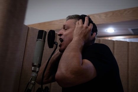 photos on instagram of less than jake recording in the b room.