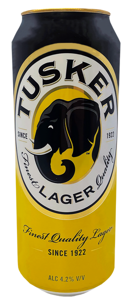 Tusker Lager, Kenyan beer imported by MIMEA