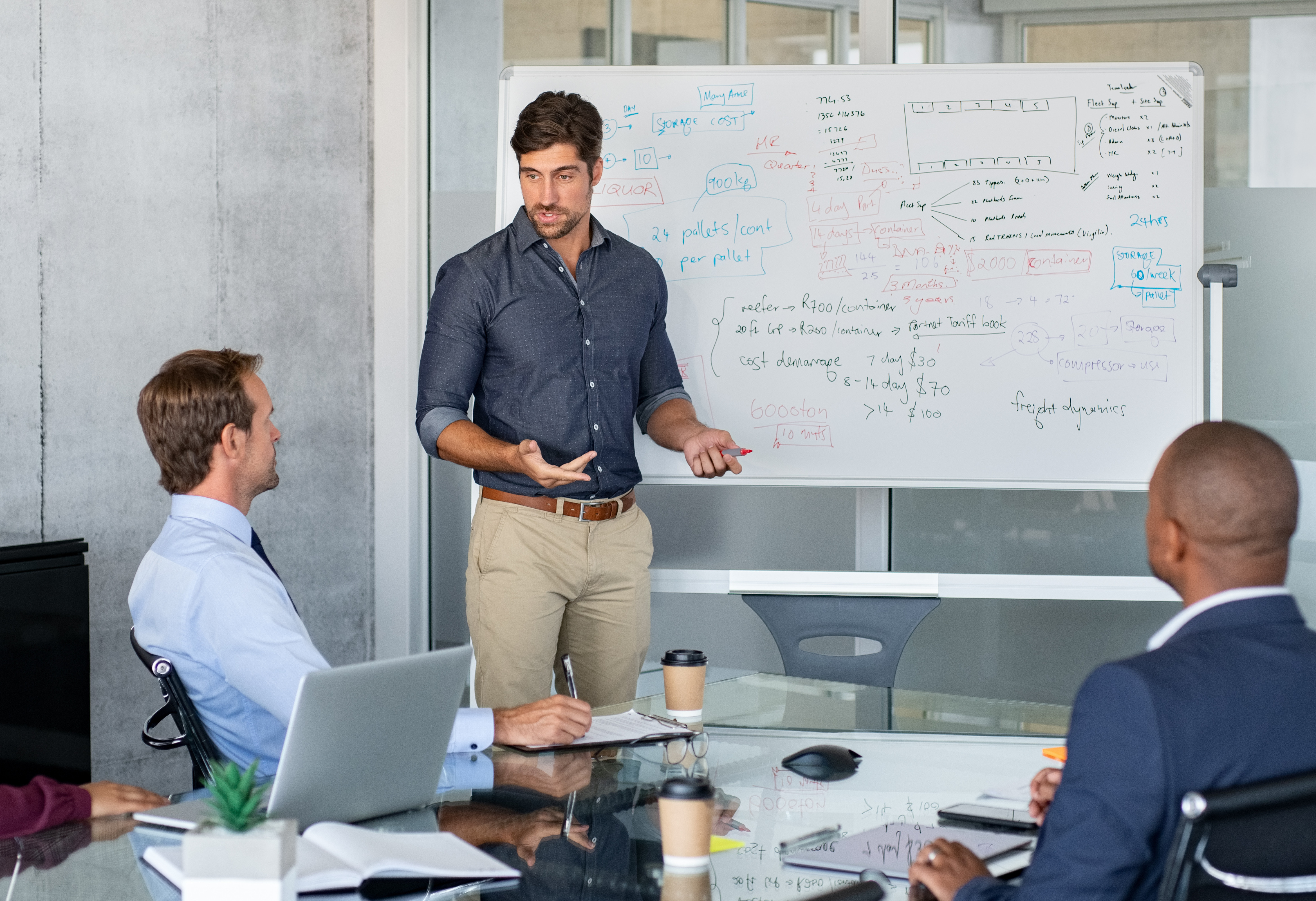 Insurance agent trains staff members to conduct customer insurance review appointments to maximize and improve efficiency and ROI