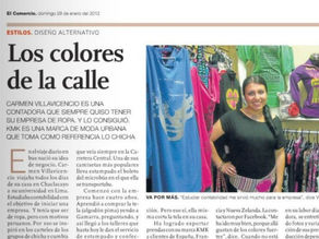 Diario EL COMERCIO Año 2012