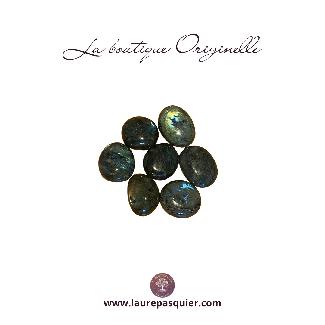 Galet LABRADORITE AA 5 à 8 cm