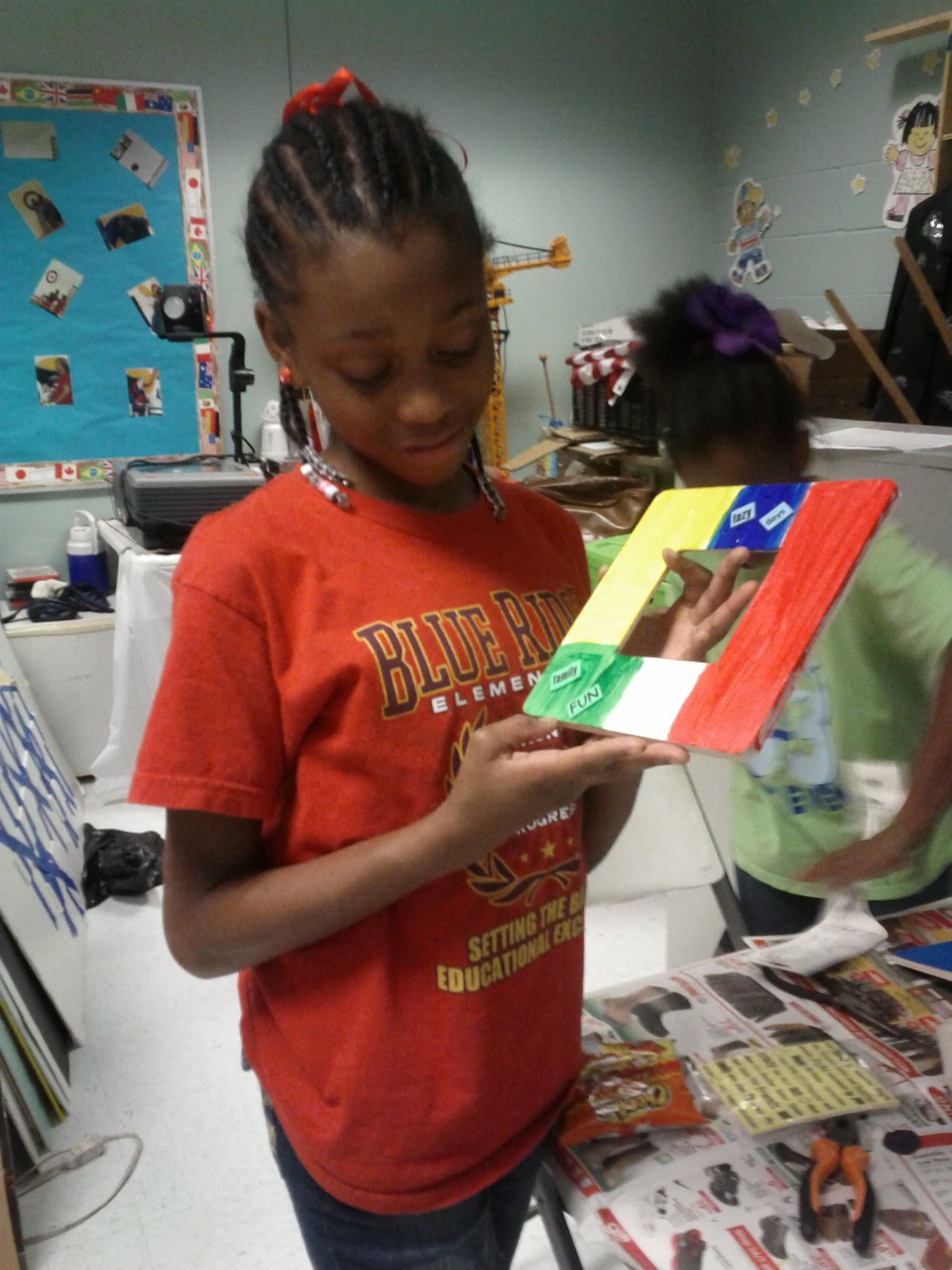 One students finished project