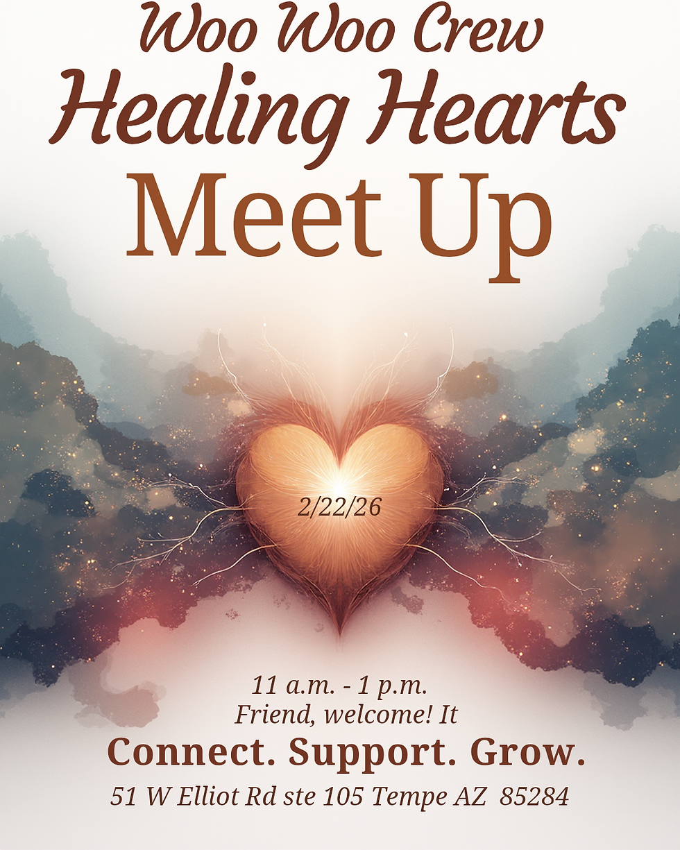 Woo Woo Crew Healing Hearts Meet Up