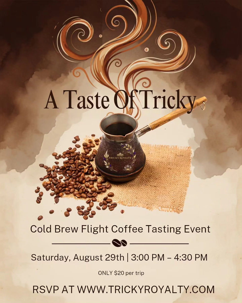 A Taste of Tricky: Cold Brew Flight Coffee Tasting Event