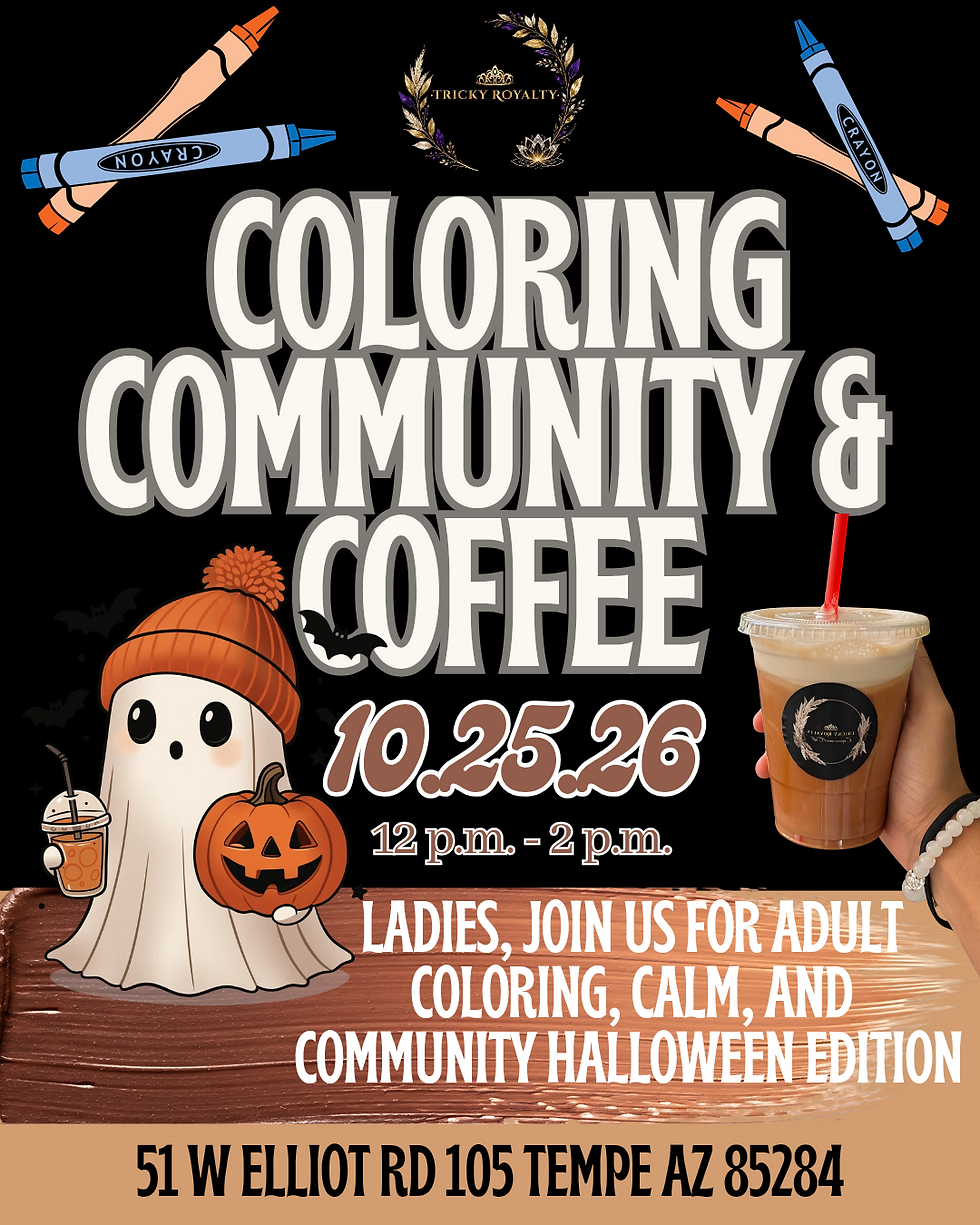 Halloween Coloring Community & Coffee