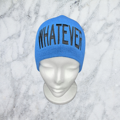 cornflower blue beanie