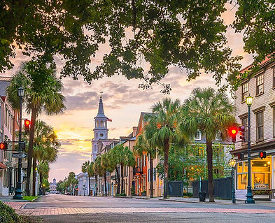 Breathtaking views down Broad Street in Charleston SC
