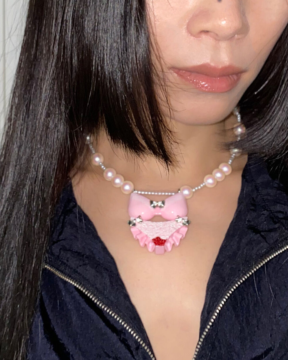 Thumbnail: ᵖⁱᵖⁱᵏᵉᵛ[❦ Bloody Seduction Necklace ❦]
