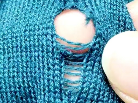 Why Repairing Holes in Cashmere Sweaters Needs Reknitting, Not Just Patching