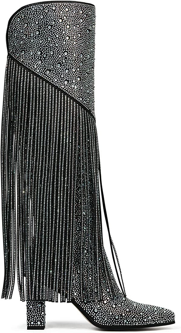 Thumbnail: Bling Fringe Boots