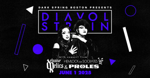 Dark music lovers join us at this event present by Dark Spring Boston at June 1st