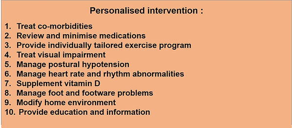 Falls Intervention