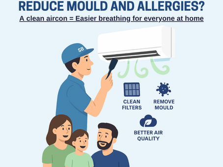 🌿 How Aircon Servicing Helps Reduce Mould and Allergies